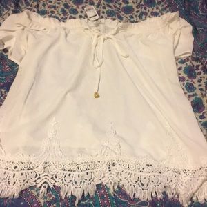 off the shoulder top